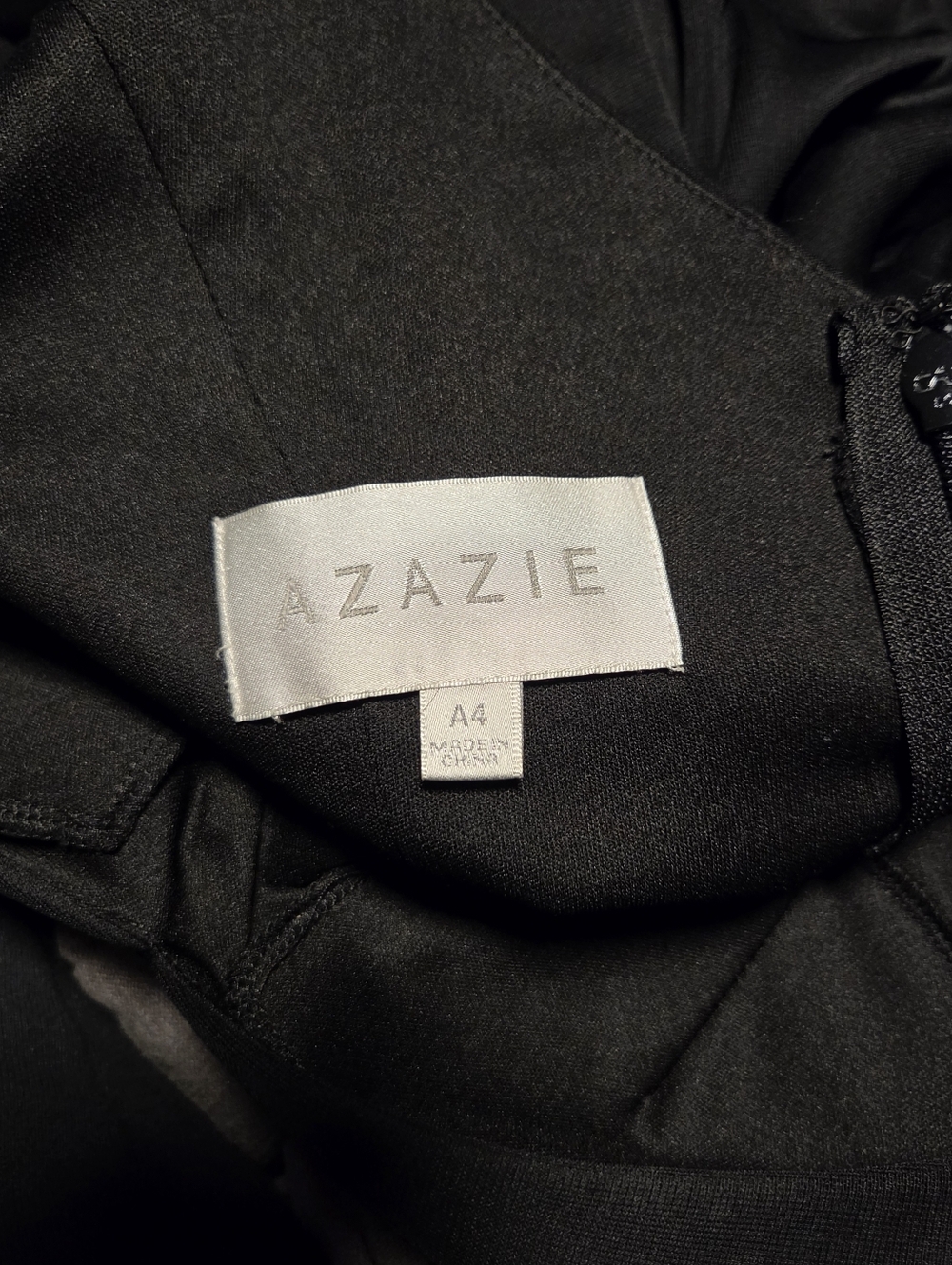 Azazie Leandra Black A4 - Picture 6 of 6
